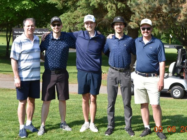 Vic Pratt Memorial Golf Tournament - 1st Place Champions Team #10 with Paul McIntyre and Grandsons